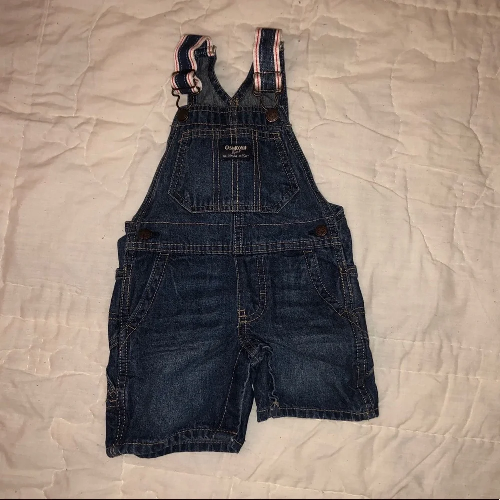 Oshkosh B’gosh overall bib shorts - Picture 1 of 4